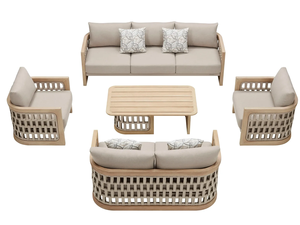 Ensemble canapé <span class=keywords><strong>de</strong></span> patio moderne <span class=keywords><strong>haut</strong></span> <span class=keywords><strong>de</strong></span> <span class=keywords><strong>gamme</strong></span> <span class=keywords><strong>de</strong></span> luxe en bois <span class=keywords><strong>de</strong></span> teck massif <span class=keywords><strong>Mobilier</strong></span> d'extérieur <span class=keywords><strong>haut</strong></span> <span class=keywords><strong>de</strong></span> <span class=keywords><strong>gamme</strong></span> pour hôtels, villas, jardin, salon Sectionnel - Product Image 5