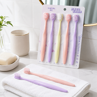 Brosse à dents manuelle ergonomique légère avec poils doux de qualité supérieure et filaments PBT denses, sans BPA, pour un usage quotidien en soins dentaires
