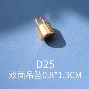 Cheap and Fine OEM Variation Fashion Designer Stainless Steel Gold Plated Heart <b>Padlock</b> Blank Pendant Charms Jewelry - Product Image 6