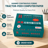 Papel Continuo Sin Carbón de 241 mm, Papel Continuo Sin Carbón Plegado