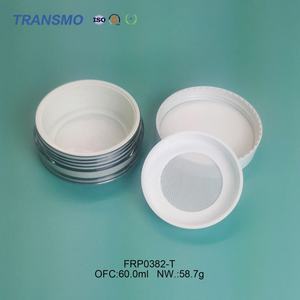 Estuche para polvos sueltos, polvos fijadores y polvos de acabado, estuche transparente para borlas de maquillaje, tarros cosméticos con malla protectora - Product Image 4