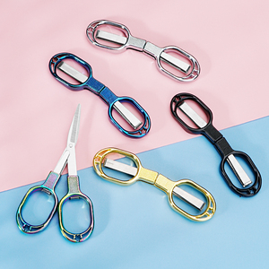 Tesoura de Corte de Peixe Telescópica Mini em Aço Inoxidável, Tesoura Multiuso DIY, Tesoura em Forma de 8 - Product Image 1