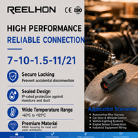 Kit de connecteurs automobiles étanches REELHON 2 et 4 broches mâle/femelle, faisceau de câbles scellé, prise de borne électrique CE