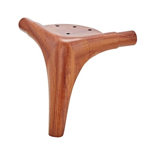 Haute qualité pas cher mode meubles jambes accessoires 150mm Durable moderne canapé <span class=keywords><strong>bois</strong></span> motif Grain jambe - Product Image 1