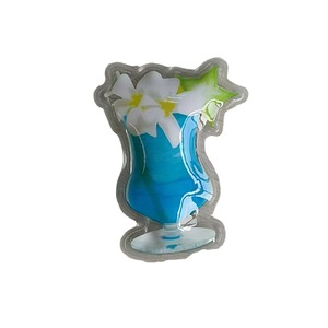 Ys-Lr255 Compresse de gel ronde 255 ml pour compresses chaudes et froides, impression personnalisable, matériau PVC - Product Image 1