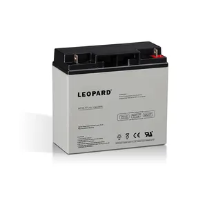 Bateria de bateria de energia solar de longa duração, bateria selada de chumbo ácido bateria em china 12v 14ah 12 ce leopardo 8 anos 14 m℃