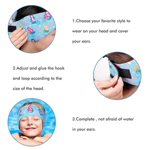 Wholesale Adjustable Swimming Headband <b>Hat</b> for Kids Adults Children Neoprene Swimmers Waterproof Ear Hair <b>Band</b> Men Women - Product Image 3