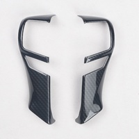Volante de Plástico para REIZ de 10 a 13 Años, con Diseño de Fibra de Carbono Modificado, Panel de Navegación Negro, Decoración Interior para Automóvil