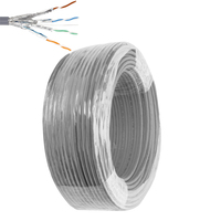 Câble Ethernet UTP FTP SFTP Cat6 Cat6a Cat7 LSZH PVC Double Blindage Câble Réseau LAN
