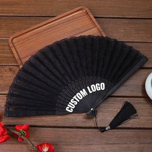 Éventail promotionnel personnalisé avec logo pour événements d'entreprise, cérémonies de mariage, festivals, fêtes et décorations d'événements - Product Image 1