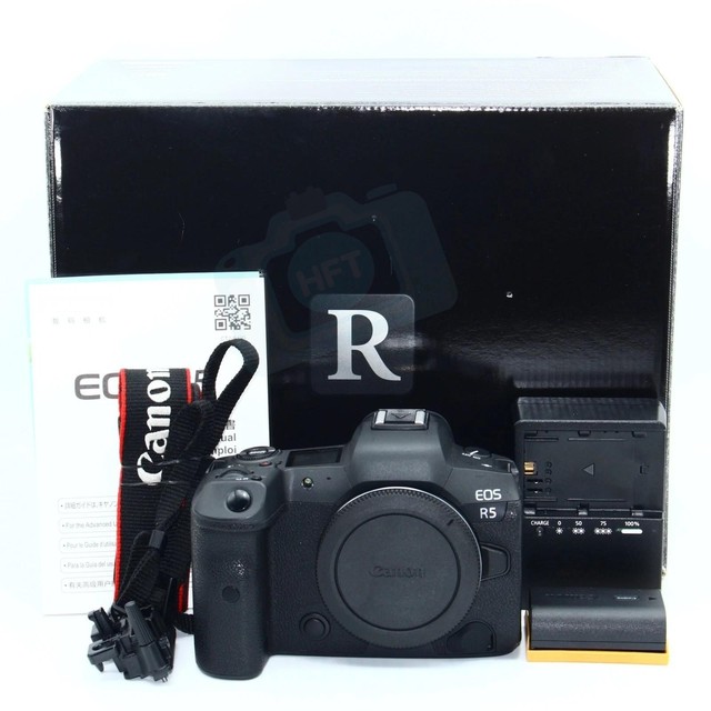 HFT Professional EOS R5 45.0MP Full-frame CMOS Mirrorless Camera Black Body with SD Card 8K Video & Photo Wholesale