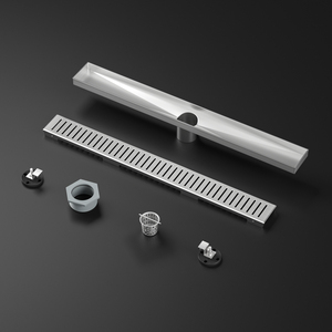 2022 Nuevos productos para el cuidado de la piel Drenaje de piso de baño lineal moderno con rejilla de cubierta extraíble - Product Image 3