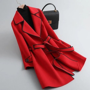 <span class=keywords><strong>Manteau</strong></span> <span class=keywords><strong>mi</strong></span>-<span class=keywords><strong>long</strong></span> pour <span class=keywords><strong>femme</strong></span>, style coréen, automne-hiver, amincissant, en peluche, style occidental, avec contraste en fausse fourrure - Product Image 3