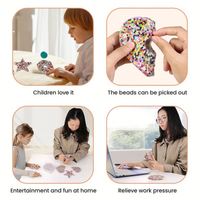 Siliconen Kids Adhd Autisme Anti Angst Stress Verlichting Juguetes Huid Plukken Fidget Speelgoed Kieskeurig Pad