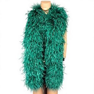 Vente en gros de <span class=keywords><strong>boa</strong></span> en plumes d'autruche de 8 à 10 cm, longue écharpe en plumes pour la décoration de mariage, les vêtements, la décoration de fête - Product Image 1