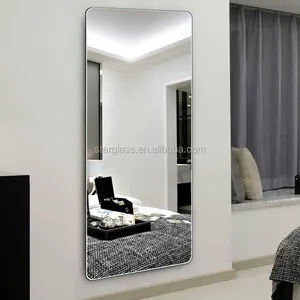 5mm 6mm thick full length decorative wall mirror price