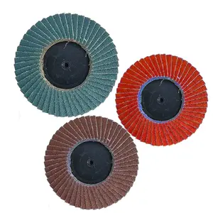 2" 3" Quick Change Flap Disc Grinding Wheel with a Male R-Type Back Design for Cleaning Finishing Deburring of Irregular