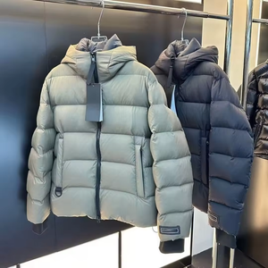 Veste d'hiver pour homme en duvet matelassée de qualité supérieure, épaisse, coupe-vent, chaude, pour la randonnée en plein air, manteaux en duvet de luxe pour homme - Product Image 3