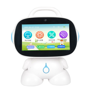 Robot d'apprentissage intelligent King Flowers de 9 pouces, jouet pour enfants, danse, interaction vocale, rechargeable, écran LCD, ABS, éducatif - Product Image 2