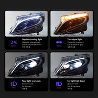 Lampu Depan DRL Untuk Mercedes-Benz Vito W447 2013-2019 Mercedes Lensa Proyektor LED Dinamis