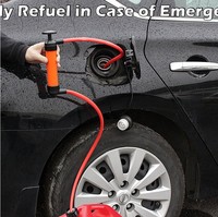 Extracteur de carburant tuyau à usages multiples, Kit de pompe de transfert pour Siphon diesel de voiture