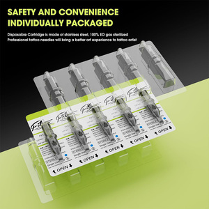 Oem ODM bán buôn Lọc nọc độc 20 cái/hộp RL RS cao cấp chính xác hệ thống định vị Cartridge Tattoo Needle cho nghệ thuật cơ thể - Product Image 5