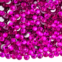 Blinginbox 14400 pièces SS6-SS30 Strass en vrac à dos plat non thermocollants en verre pour vêtements et accessoires pour ongles