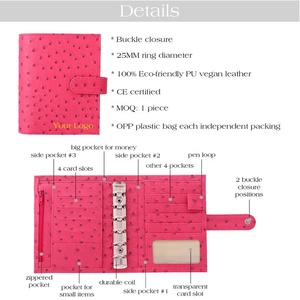 2025 diseño ecológico Tapa dura flor Rosa 5A elegante cuaderno Papier diario con personalizado disponible - Product Image 6