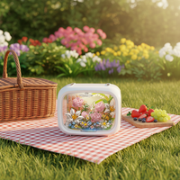 Juego de Bloques de Construcción de Plástico ABS Personalizado, Juguete Educativo para Arreglos Florales, 730 Piezas, Ladrillos de Construcción DIY