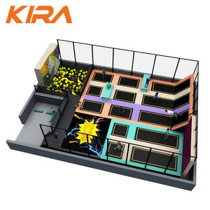 Chine Fabricant 360 Sqm <span class=keywords><strong>4</strong></span> <span class=keywords><strong>M</strong></span> Hauteur <span class=keywords><strong>Trampoline</strong></span> Parc Intérieur Installation Complète Avec Foam Pit Pool - Product Image 6