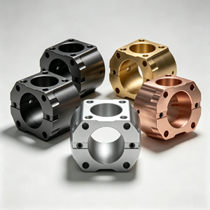 Piezas de Cavidad Hueca Mecanizadas por CNC de Alta Precisión OEM, Accesorios de Control de Fluidos Personalizados y Abrazaderas de Eje para Maquinaria Industrial - Product Image 2