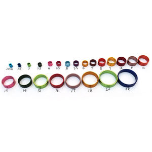 Anillas Para Aves 4.5mm fascia gamba canarino 4mm 2023 Anillas De Aves fringuello fascia 2.7mm anello piedi uccello - Product Image 2
