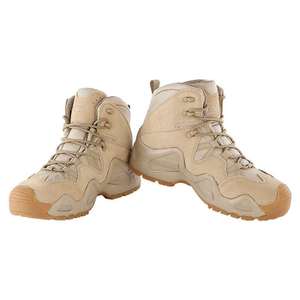 Bottes de randonnée vintage ESDY, imperméables, respirantes, avec soutien de la voûte plantaire, dessus en cuir de vache/mesh, semelle intermédiaire en TPU, semelle extérieure en caoutchouc, légères - Product Image 3