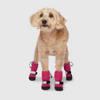 Chaussures durables faciles à enfiler en caoutchouc résistant à l'eau antidérapantes et réfléchissantes pour le sport de plein air, la randonnée et les bottes pour chiens
