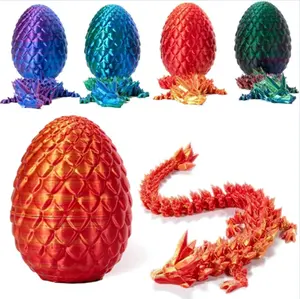 3.3 인치 3D 인쇄 드래곤 계란 관절 드래곤 피젯 드래곤 계란 장난감