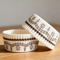 Papier sulfurisé pour cupcakes, qualité alimentaire, résistant à l'huile, écologique, résistant à la chaleur, compatible four et micro-ondes, taille personnalisée, antiadhésif