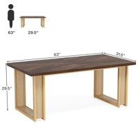 Bureau de travail en bois moderne nordique, bureau unique pour femmes et enseignants, style industriel avec tiroir pour bureau à domicile
