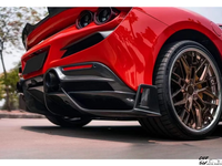 Kit de carrosserie de haute qualité en fibre de carbone pour la décoration des aérations du pare-chocs arrière de la Ferrari F8, style M, kit léger, kit personnalisé