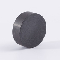 Petit aimant rond noir d25 x 5mm Y35 pour réfrigérateur, haut-parleur en Ferrite, bon marché, vente directe d'usine, aimant Permanent