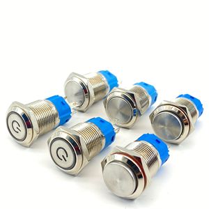 Ip65 gq22mm सेल्फ-लॉकिंग हाई करंट पावर कुंजी लाइट वाटरप्रूफ स्टार्ट/रीसेट पुश प्रकार इलेक्ट्रॉनिक स्विच 1nc संयोजन - Product Image 3