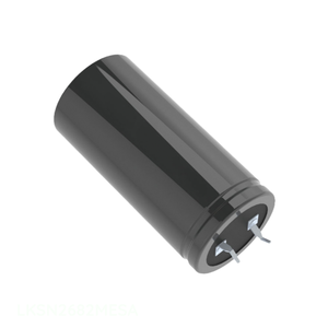 Condensador de canal del fabricante 6800 uF CAP ALUM 6800UF 20% 56V SNAP TH LKSN2682MESA de montaje a través de orificio - Product Image 1
