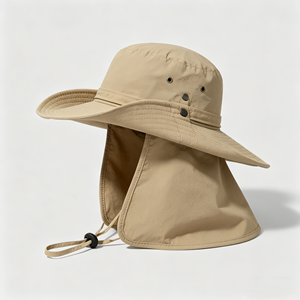 Chapeau Bob Unisexe Décontracté <span class=keywords><strong>KaSo</strong></span> pour Protection Solaire Extérieure avec Sangle de Menton Réglable, Chapeau Boonie Léger et Imperméable en Polyester - Product Image 3