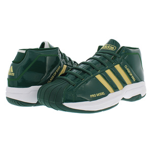 Zapatillas de baloncesto Adidas Pro Model 2G unisex verde dorado clase de 2003 - Product Image 2