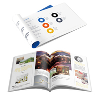 Servicio de Impresión de Libros de Papel Personalizados de Fábrica para Folletos Comerciales, Revistas, Catálogos, Volantes, Menús, Folletos, Impresión Offset