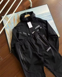 ชุดกีฬาออกกำลังกายสำหรับผู้ชายชุดวิ่งออกกำลังกายแบบวอร์มสำหรับผู้ชายชุดวอร์มแฟชั่นคลับอินเทรนด์ - Product Image 2