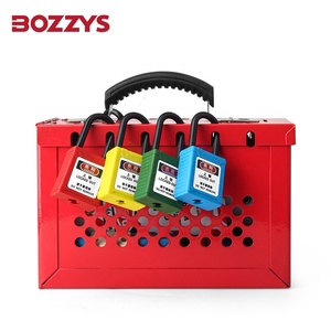 <span class=keywords><strong>Cadenas</strong></span> en nylon de sécurité <span class=keywords><strong>bleu</strong></span> BOZZYS 38mm avec <span class=keywords><strong>cadenas</strong></span> de sécurité industriel à clé identique et maître à clé anti-poussière - Product Image 5