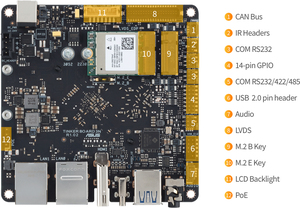 <span class=keywords><strong>Asus</strong></span> <span class=keywords><strong>Tinker</strong></span> <span class=keywords><strong>BOARD</strong></span> 3 Rockchip ขนาดบัตรเครดิต RK3566 SBC พร้อมอินพุต12V ถึง19V - Product Image 5