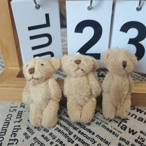 Osito de Peluche Pequeño de 4.5cm con Brazos y Piernas Móviles para Ramos de Flores, Cajas de Dulces para Bodas, Decoración de Ropa y Cabello - Product Image 4