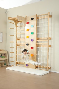 Có sẵn, bán buôn từ nhà máy, khu vui chơi trong nhà 9 trong 1, nhiều kiểu dáng, khung leo núi vui nhộn, tường leo núi cho trẻ em - Product Image 4