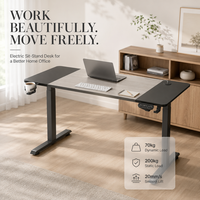 Table de travail électrique réglable en hauteur AOR, nouveau modèle 2026, levage fluide 20 mm/s, pour la maison, le bureau, l'usine, vente en gros